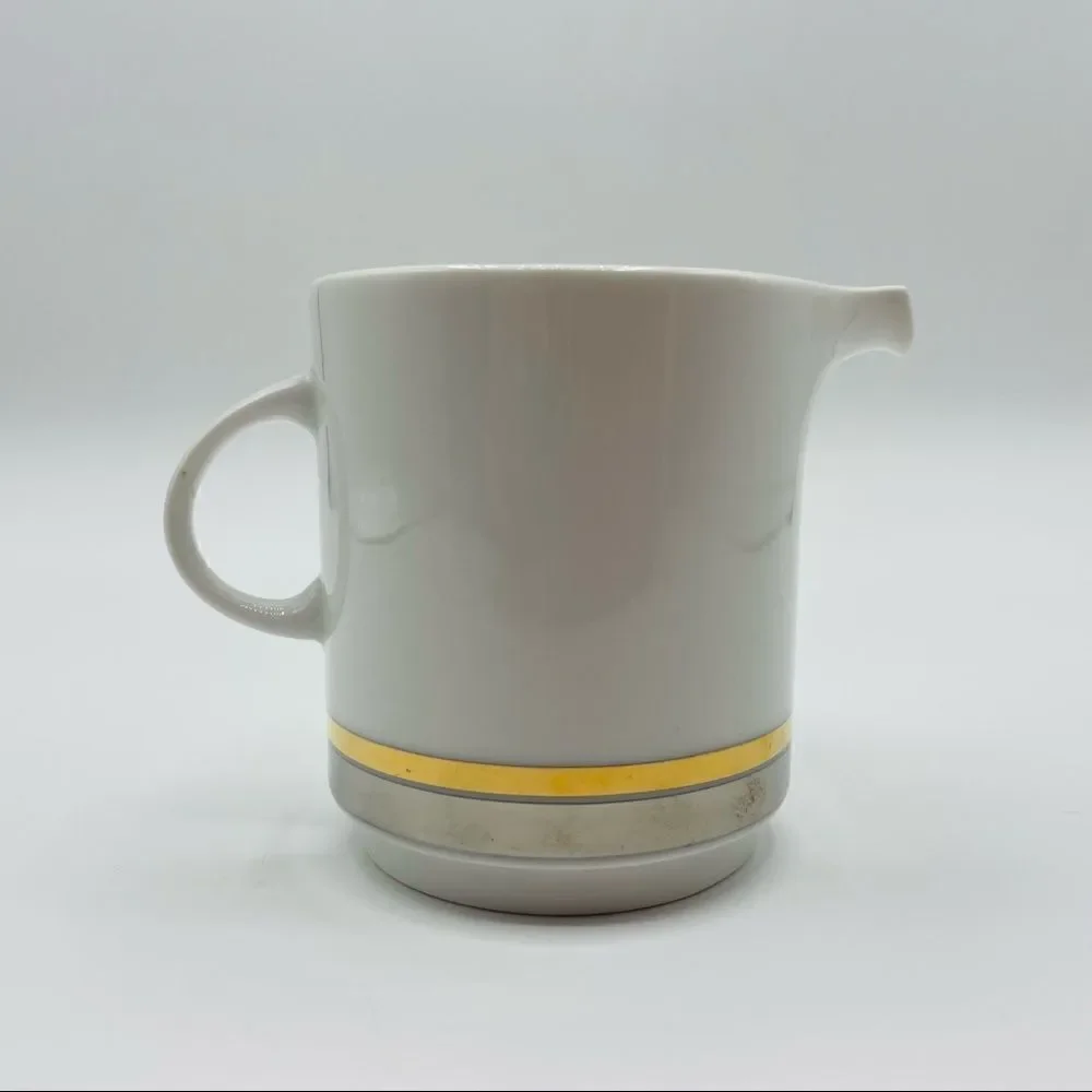Vintage Mid-Century Thomas Germany Metallic Teapot and Creamer Set